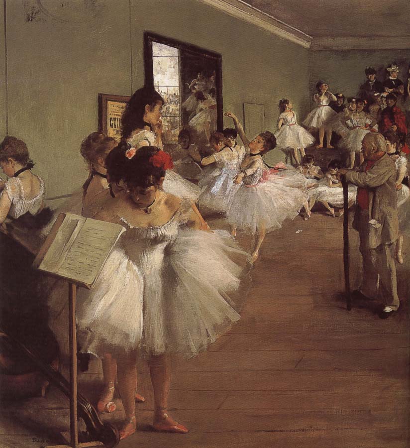 Edgar Degas Dance class